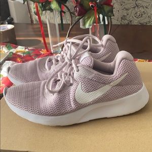 Pink Nike shoes